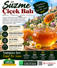 Süzme Çiçek Balı