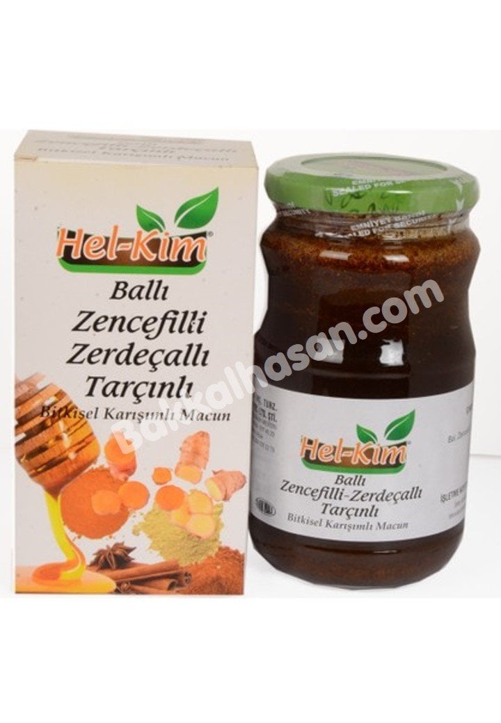 Macun Ballı Zencefil Zerdeçal Tarçın 420 gr Helkim