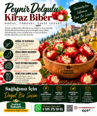 Peynir Dolgulu Kiraz Biber