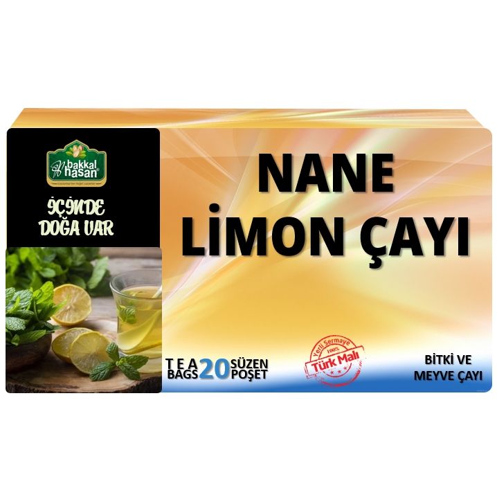 Bakkal Hasan Gaziantep Nane Limonlu Çayı (20 Süzen Poşet)