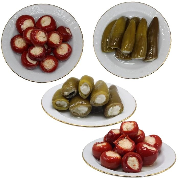 Bakkal Hasan Gaziantep Peynir Dolgulu Karışık Jalapeno