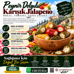 Peynir Dolgulu Karışık Jalapeno