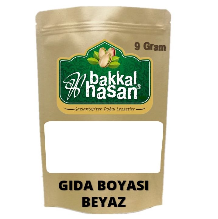Bakkal Hasan Gaziantep Gıda Boyası Toz Beyaz 9 gr
