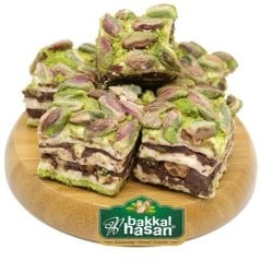 Bakkal Hasan Gaziantep Lokum Bohça Tane Fıstıklı (Hünkâr) 1 kg - (Daha Çok Al, Daha Az Öde)