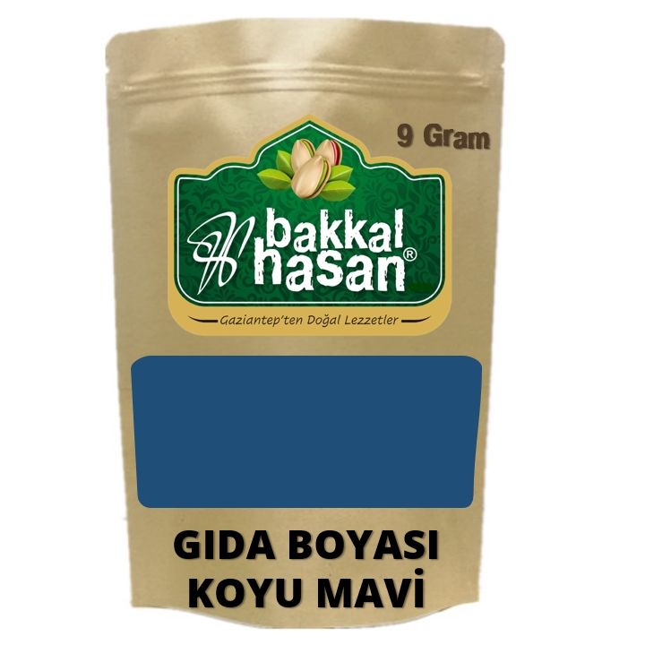 Bakkal Hasan Gaziantep Gıda Boyası Toz Koyu Mavi 9 gr
