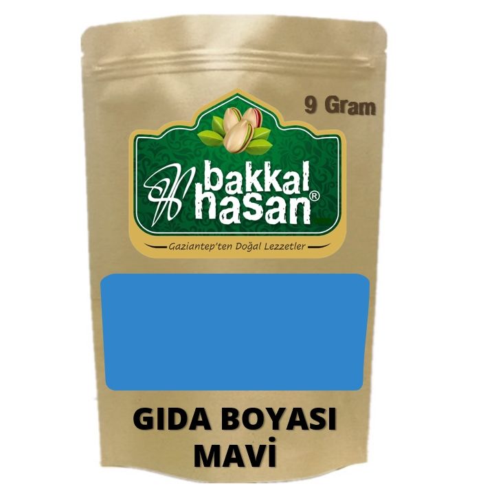 Bakkal Hasan Gaziantep Gıda Boyası Toz Mavi 9 gr