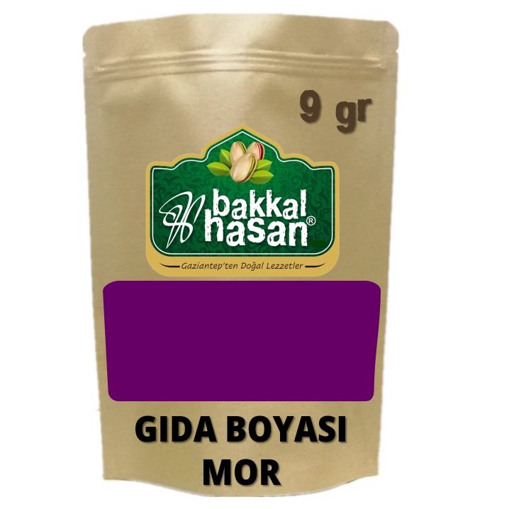 Bakkal Hasan Gaziantep Gıda Boyası Toz Mor 9 gr