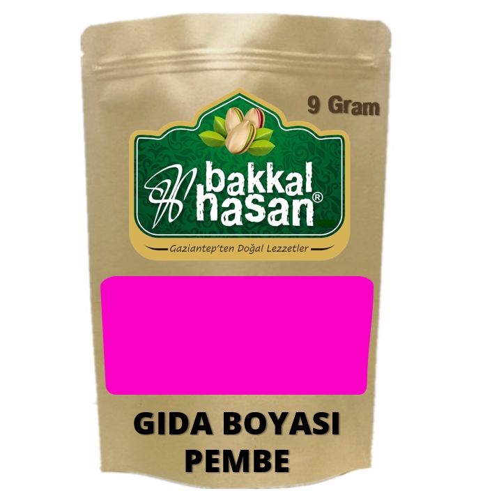 Bakkal Hasan Gaziantep Gıda Boyası Toz Pembe 9 gr