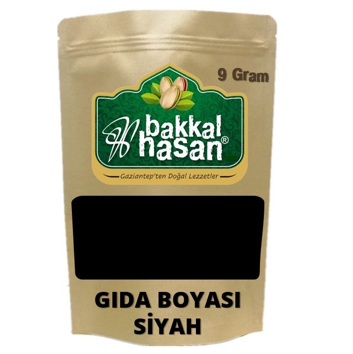 Bakkal Hasan Gaziantep Gıda Boyası Toz Siyah 9 gr