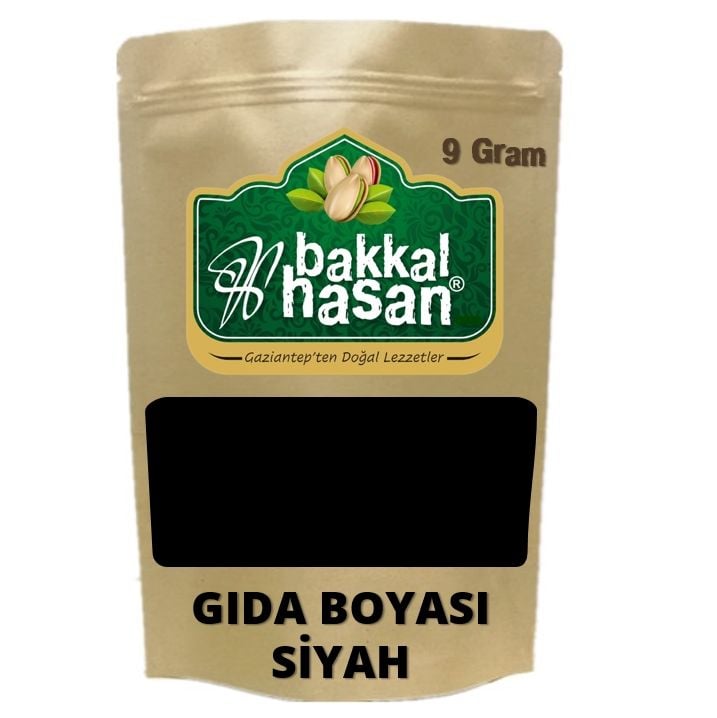 Bakkal Hasan Gaziantep Gıda Boyası Toz Siyah 9 gr