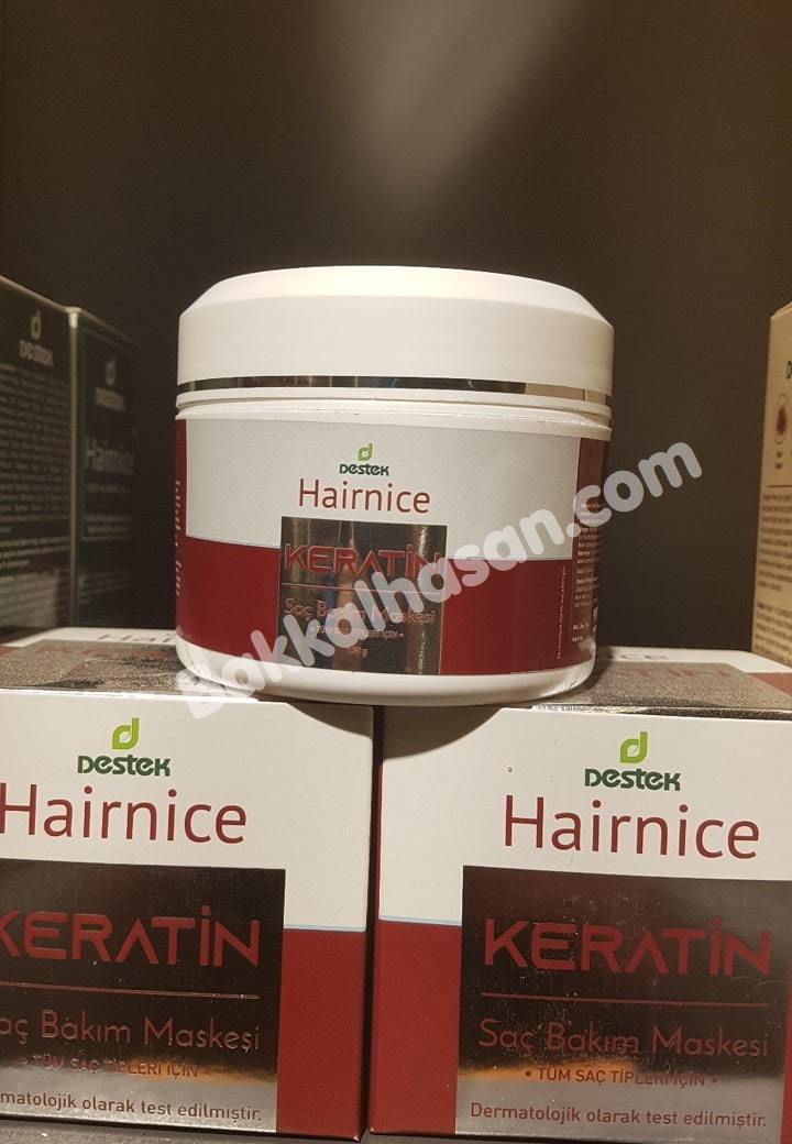 Saç Bakım Maskesi Keratin Hairnice Destek 150 gr