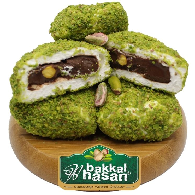 Bakkal Hasan Gaziantep Lokum Bohça Toz Fıstıklı